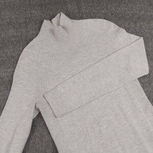 Lululemon Keep it Cozy Long Sleeve Sweater Dress Sz 4 Heathered Core Light Grey